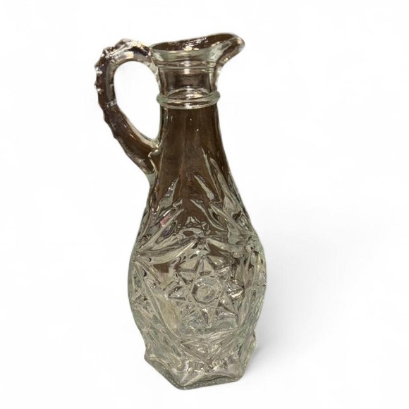 Anchor Hocking Other - Vintage Anchor Hocking EAPC “Star of David” Glass Cruet